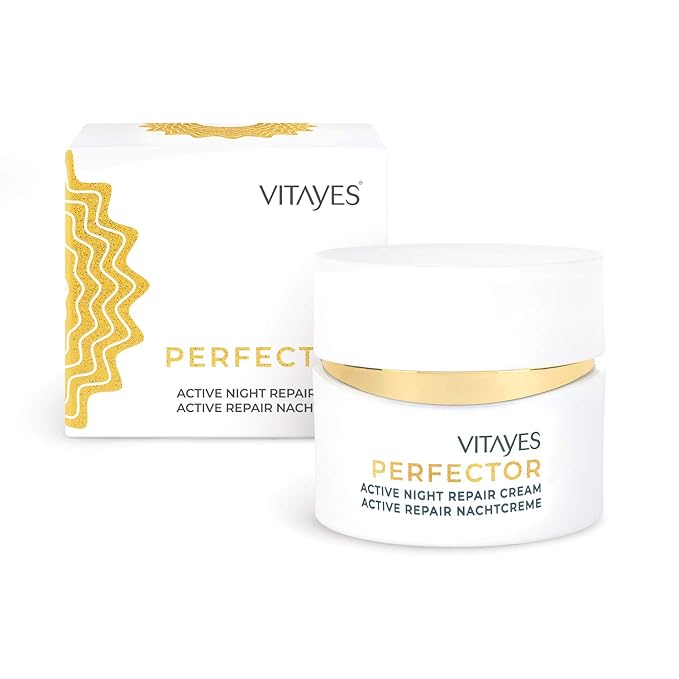VITAYES Moisturizing Night Cream for Face with Vitamin C for Dark Spots, Fine Lines, Wrinkles, Even Tone and Acne Scar Removal, Hydrating & Brightening Skin for Women and Men