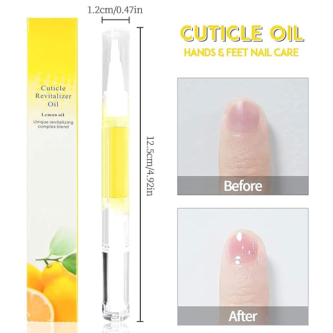 10pcs Cuticle Oil Pens Gel,Nail Oil Pen Nail Nourishment Polish for Nails Moist and Treatment,10Kinds of Fruity Smell Cuticle Revitalizer Oil Pen with Soft Brush,Nail Oil Manicure Repair The Cuticle,