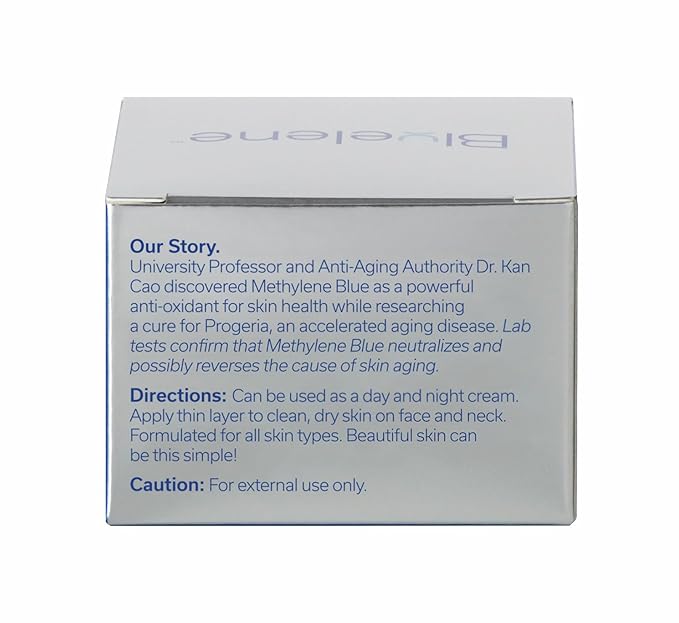 Night Cream, Revolutionary Anti Wrinkle Face Cream with Methylene Blue (30 ml). Suitable for Sensitive Skin