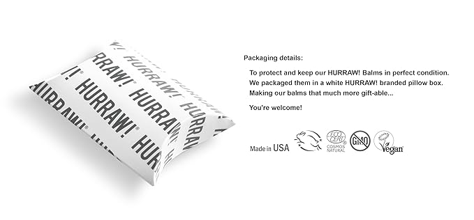 Hurraw! Licorice Lip Balm, 3 Pack: Organic, Certified Vegan, Cruelty and Gluten Free. Non-GMO, 100% Natural Ingredients. Bee, Shea, Soy and Palm Free. Made in USA