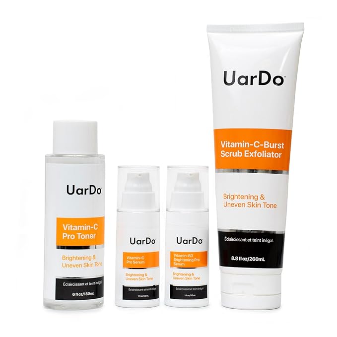 Uardo Brightening & Even Tone Collection 4 Pieces Set - usn119
