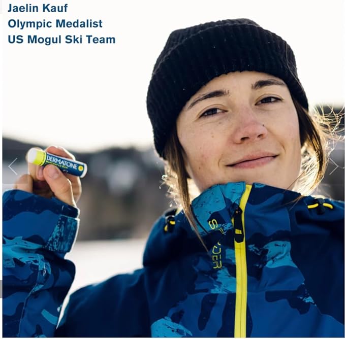 Dermatone Original Lip Balm | Medicated & Moisturizing | Cocoa Butter, Aloe, Vitamin E | Soothe & Heal Chapped Lips | SPF30 | 2-Pack, 0.15oz sticks