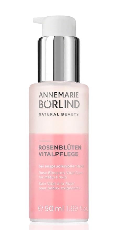 ANNEMARIE BÖRLIND – Rose Blossom Revitalizing Care – Sustainably Sourced Anti-Aging Face Serum With Valuable Plant Oils for a Vitalized and Smooth Skin – 1.69 Oz