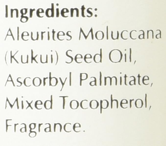 Oils of Aloha - Hawaii Kukui Nut Oil with Tropic Breeze Fragrance, 4 oz