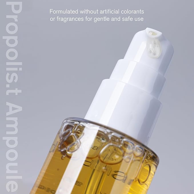 Propolis.T Ampoule, Vegan Korean Facial Serum with Vegan Propolis, for Dry and Sagging Skin (50ml / 1.69 fl. oz.), Korean Skin Care