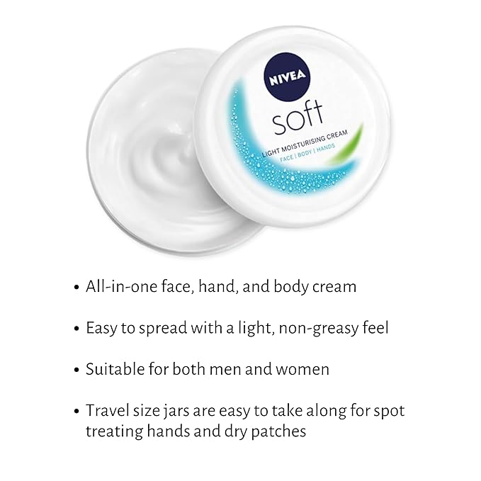 TINY SEED 6-Pack Travel Kit: Soft Cream Travel Size (0.84 oz each). Soft Moisturizing Cream for Face, Hands, and Body. Includes Complimentary Travel Zipper Pouch.