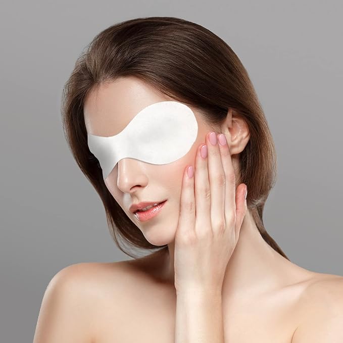 MoyRetty 100 Sheets Disposable Non Woven Eye Care Cotton, Facial Eye Covers Spa Cotton Paper, Cosmetic Facial Paper Sheet Eye Nose Face Pads