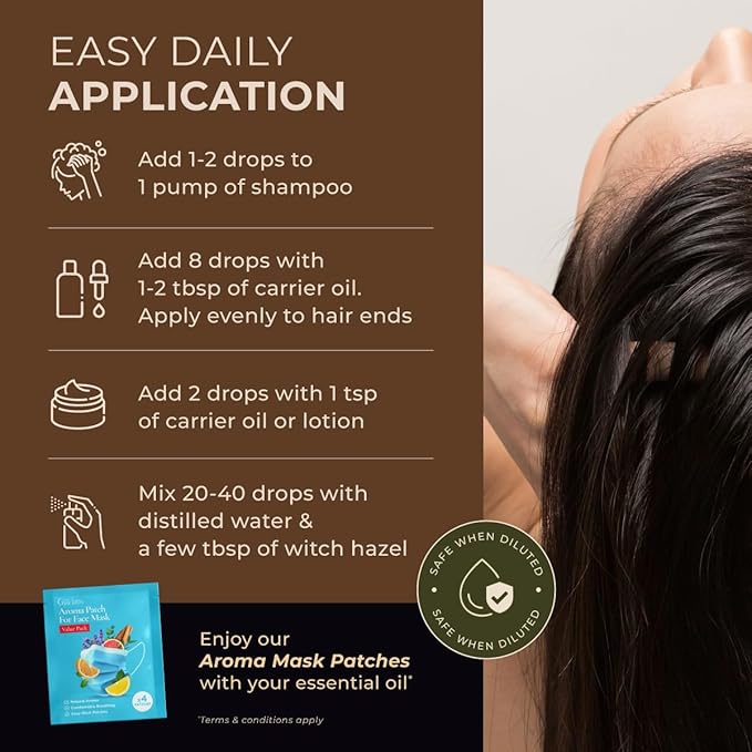 Gya Labs Peppermint Essential Oil for Diffuser & Hair - Huge 4 Fl Oz - 100% Pure Natural Peppermint Mint Oil for Skin, Face, Body, Self-Care - Cooling, Minty Scent for Aromatherapy & Candle Making