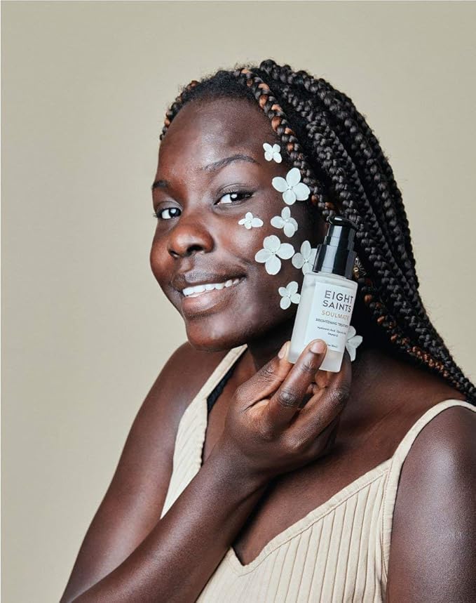 Eight Saints Soulmate Lotion Based 15% Glycolic Acid Serum For Women, Natural and Organic, Anti Aging Serum for Face, Reduce Wrinkles, Fine Lines, and Smooth Skin, 1.7 Ounce