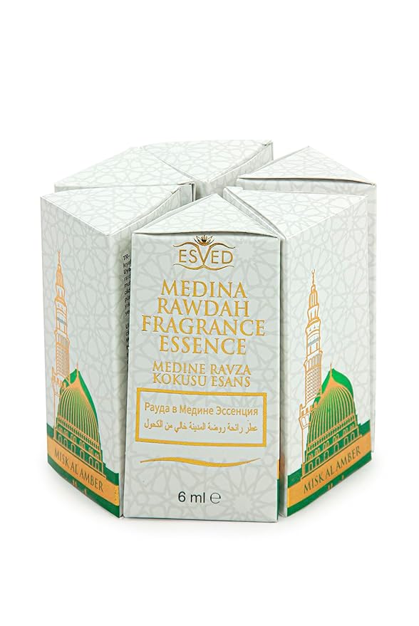 ihvan online, 6 Pack 36 mL - 1.21 Oz Roll On Perfumes Oils, Non Alcoholic Musk Perfume, Arabic Scents, Soft Perfumery Pill for Body, Long Lasting Fragrance for Women & Men, Ravza