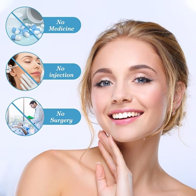 AHANDMAKER 200 Pcs Face Lift Tape Invisible, Face Tape Lifting Invisible, Instant Face Lift Neck Tape Facial Tape for Double Chin Jowls Eyes Wrinkles Sagging Skin