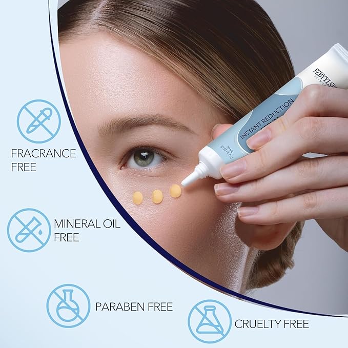 Rapid Reduction Eye Serum - Visibly Reduces Under-Eye Bags, Wrinkles, Dark Circles, Fine Lines & Crow's Feet Instantly, Anti Aging Wrinkle Remover for Face-10ML