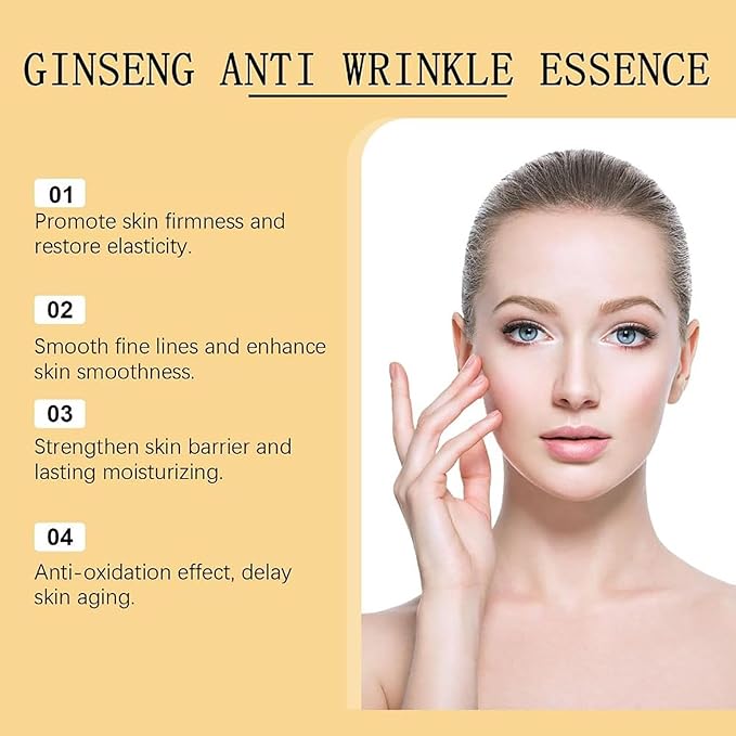Ginseng Essence Anti Wrinkle Essence, Ginseng Essence Water-100% Wild Ginseng From Himalayas, Anti-Aging Hydrating Serum Water for All Skin Types (1PC)