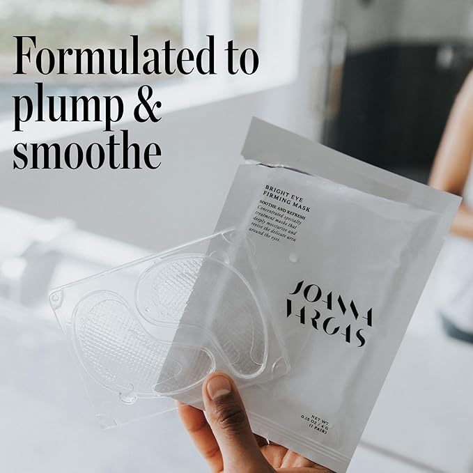 Joanna Vargas Bright Eye Under Eye Patches for Puffy Eyes and Dark Circles - Eye Puffiness Patches Firming Mask - Hydrating Under Eye Patches for Puffy Eyes