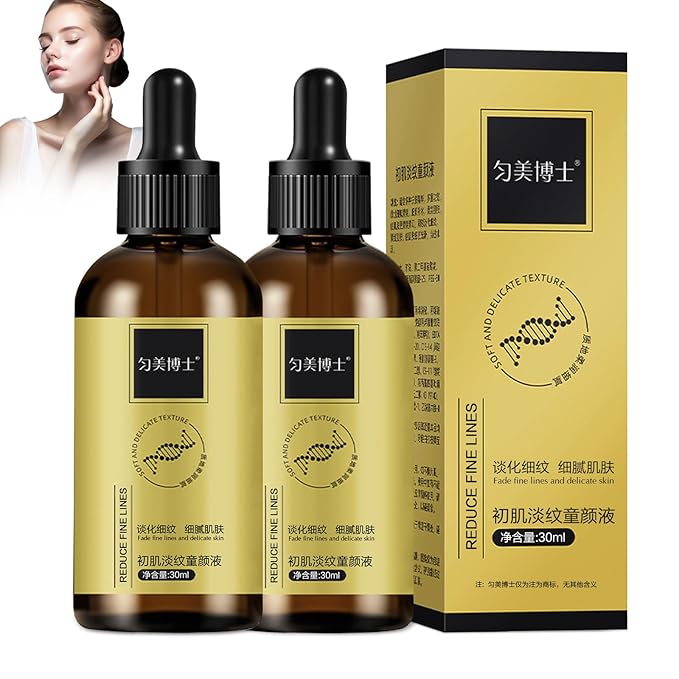 2PC Anti Wrinkle Firming Serum, Wrinkle Lifting and Firming Essence, Firm and Plump Face Serum, Anti-Aging Essence, Reduce Fine Lines Firms Skin, Hydrate & Moisturize for All Skin Types