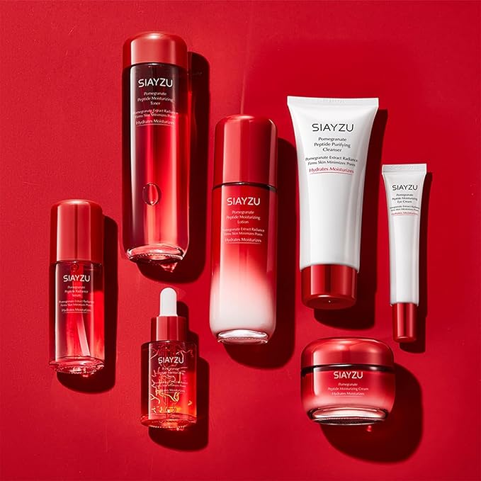 Facial Skin Care Set Anti-Wrinkle Beauty & Personal Care with Cleanser, Toner, Lotion, Essence, Face Cream, Eye Cream, Gift Sets Care Package for Women Mother girls Travel Skincare Kits