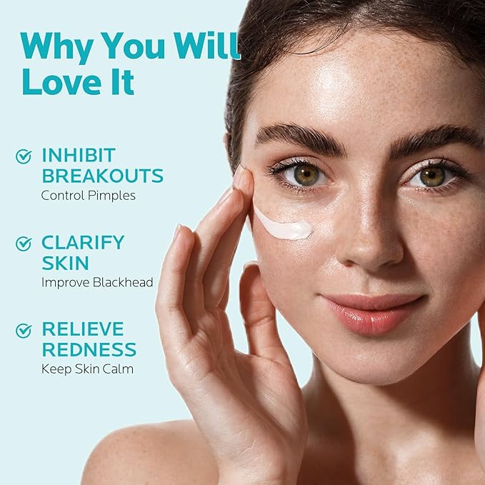 ZealSea Azelaic Acid 10% Facial Cream for Redness Relief Face Skin Care, Pimple Pigmentation Blackhead, Balance Excess Sebum, Clarify Skin, Soothe Irritation,1 Oz, Pack of 2