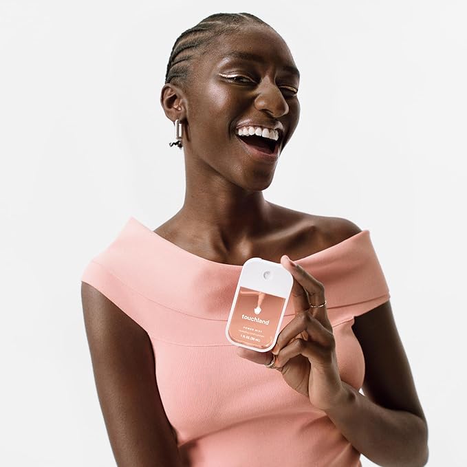 Touchland Power Mist Hydrating Hand Sanitizer Spray, TOP 5 Set (Applelicious, Sandalwood, Lavender, Berry, Citrus), 1 FL. OZ. Travel Size (Set of 5)