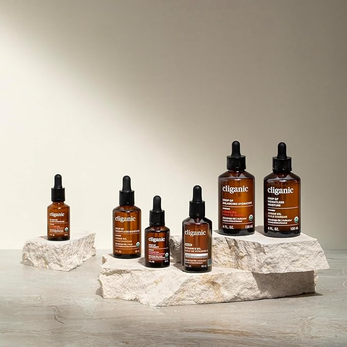 Cliganic Organic Sweet Almond Oil, 100% Pure (8oz) - for Skin & Hair, Nourishing Carrier Oil for Face & Body (Packaging May Vary)