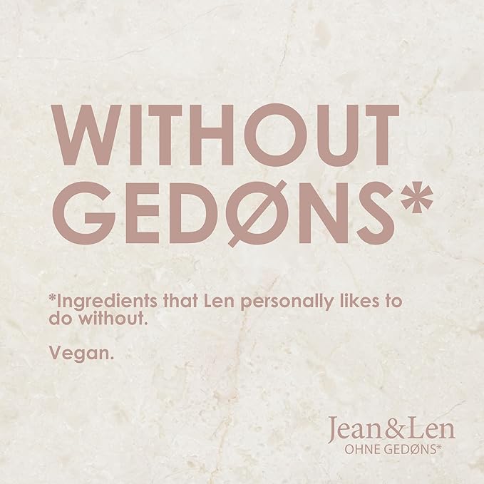 Jean & Len Heavenly Hand & Body Balm Peony & Lychee, for a fragrant care experience, with organic argan oil and shea butter, minimalistic bottle, without parabens & silicones, 16.91 Fl. Oz.