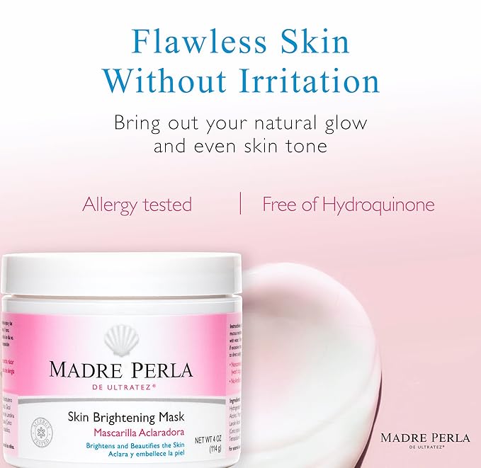 Skin Brightening Mask - Allergy Tested - 4 OZ (2 Jar)