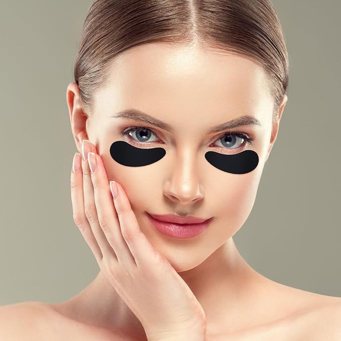 5 Pairs Silicone Under Eye Patches, Reusable Under Eye Mask Pad, Lower Lash Isolation Pads Skin Care Beauty Tool for Reduce Wrinkles and Fine Lines