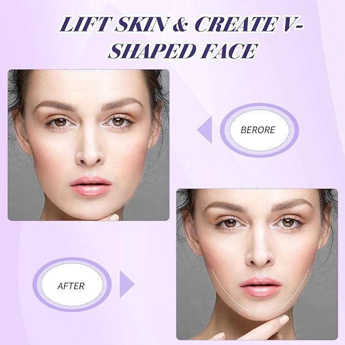 120 Pcs Facelift Tape for Face Invisible, Breathable Lift Neck Lifting Facial with String for Women Eyes Neck Skin Tightening Hiding Double Chin