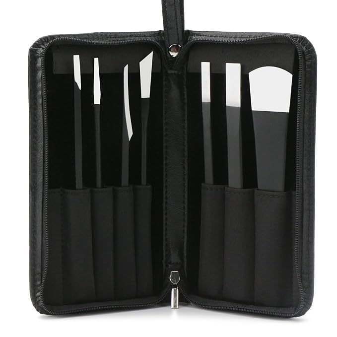 Pedicure Knife Set for Feet, Segbeauty 7pcs Ingrown Toenail Blade Tool with Storage Bag, High Manganese Steel Nail Knives Cuticle Remover, Professional Foot Repair Sharp Blade Kit for Nail Corn Callus