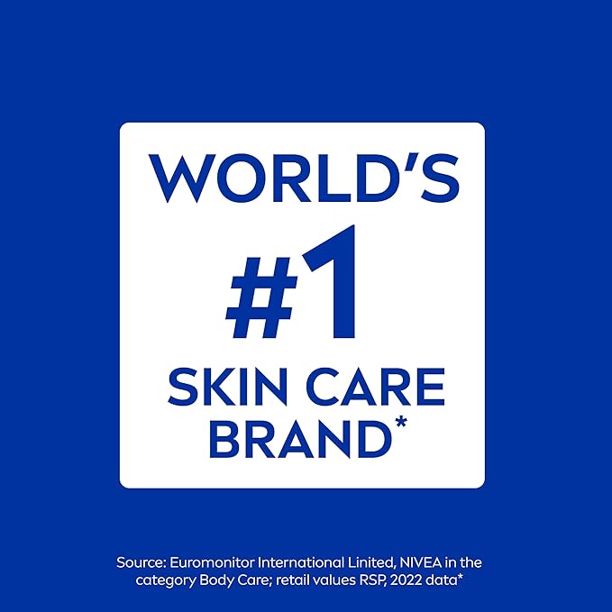 NIVEA Skin Care Set For Her, Nourishing Body Wash, Moisturizing Body Lotion, Lip Balm Stick with Shea Butter, & Hand Cream, 4 Piece Gift Set