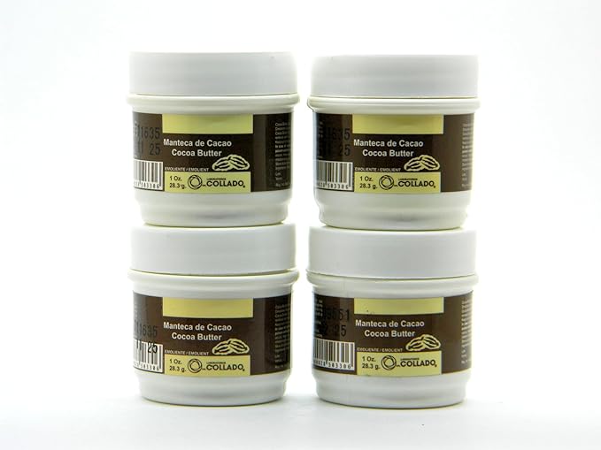 Cocoa Butter/Manteca de Cacao Dr.Collado - (2pk x 1oz) Restores Natural skin color and tone and for Cracking Hands and Feet