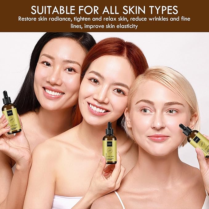 Anti Wrinkle Firming Serum, Wrinkle Lifting and Firming Essence, Firm and Plump Face Serum, Anti-Aging Essence, Reduce Fine Lines Firms Skin, Hydrate & Moisturize for All Skin Types (3PC)