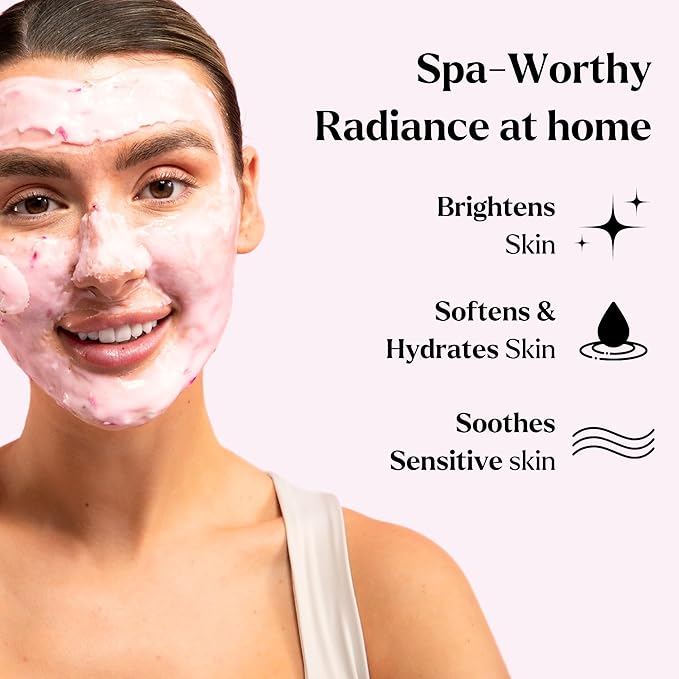 VogueNow Jelly Face Mask for Facials - 24K Gold + Lavender + Hyaluronic Acid (Pack of 3) - Hydrating Brightening & Nourishing - Free Jade Roller & Spatula - Professional Hydrojelly Masks - 69 Oz Jar