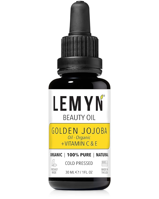 Golden Jojoba Oil | Supercharged with Clinically Proven THD Vitamin C | Freshly Made | Deep Hydration & Radiant Boost | Handcrafted Excellence from Santa Barbara