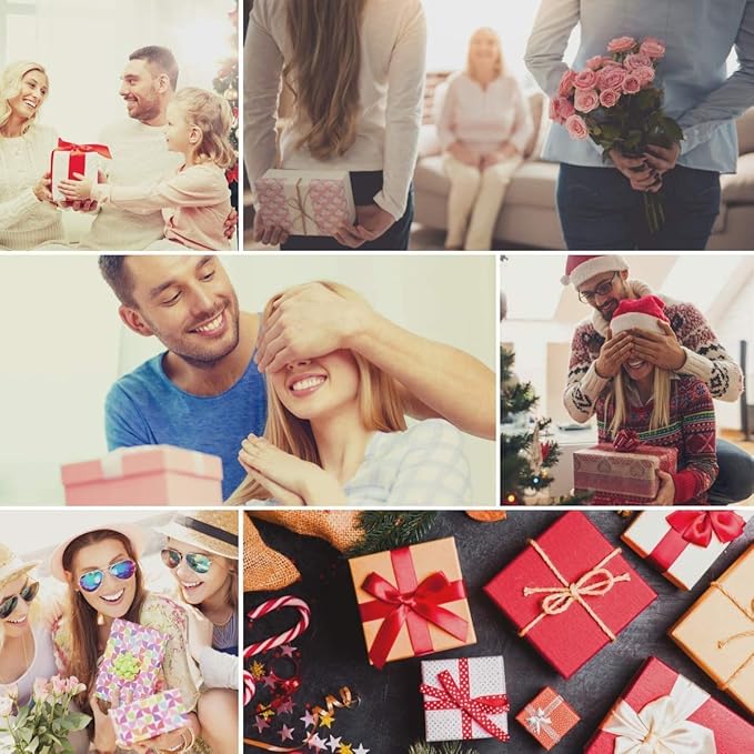 Spa Luxetique Spa Gift Set, Bath Gift Set for Women, 10 Pcs Rose Bath Set, Pink Tote Gift Bag with Shower Gel, Bubble Bath, Body Lotion, Hand Cream, Beauty Gifts for Women