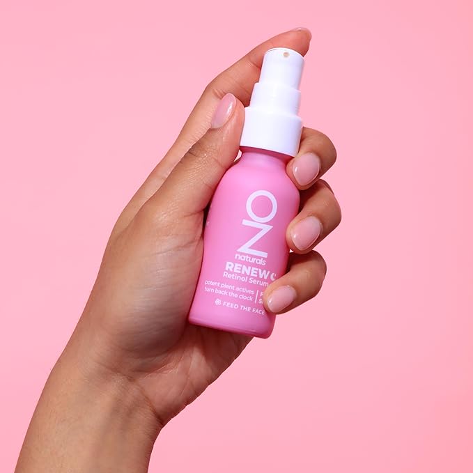 OZNaturals Renew Retinol Serum - Anti Aging Serum for Skin Renewal - Smoothes and Brightens Complexion with Vitamin E and Hyaluronic Acid - 1 oz