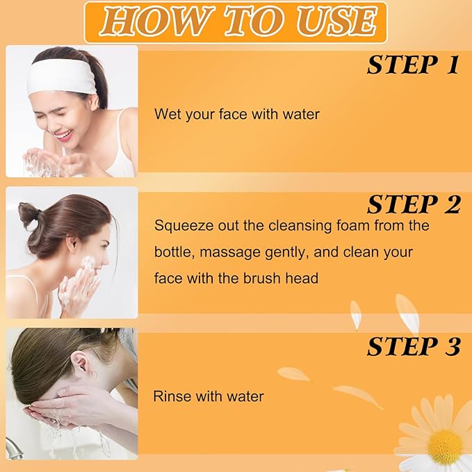 Turmeric Wash and Care Three Piece Set, Tuemeric Facial Cleanser & TurmericSoap Bar & Turmeric Face Scrub Pads, Turmeric Cleansing Skincare Set for Face & Body, Deep Cleaning of the Skin