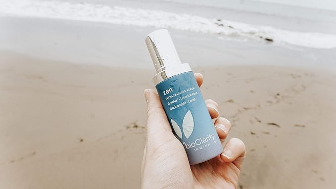BioClarity Zen Ultra-Calming Serum | Ultracalming Serum for Redness-Prone Skin | 100% Vegan | Calm, Soothe, and Soften Face | Contains Floralux Naturally made from Chlorophyll | 1 fl. oz.