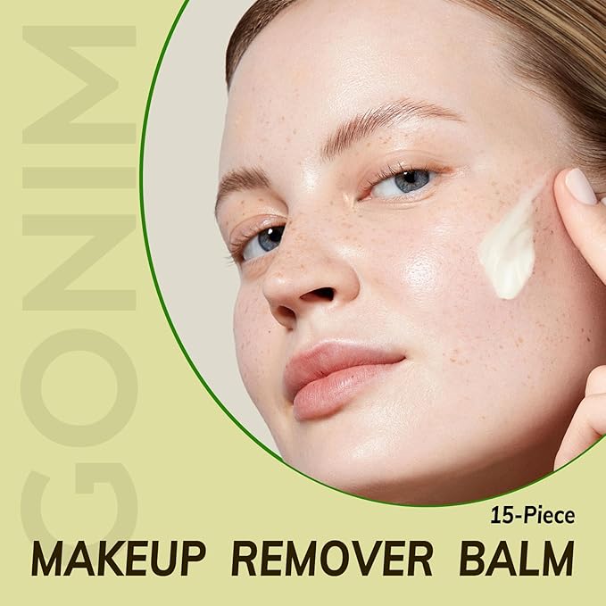 Makeup Remover Cleansing Balm On-The-Go | Made with Olive Oil & Hyaluronic Acid | Refreshing Finish | Highly Effective | Gentle for All Skin Types | Mini Travel Size Pods with 15 x 0.106 oz