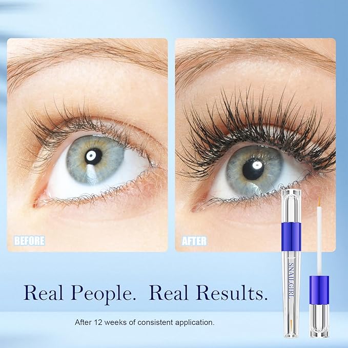 Lash & Brow Growth Serum Kit - Visible Growth in 4 Weeks, 3-Month Supply, Natural Plant Extracts for Longer Eyelashes & Fuller Eyebrows, Gentle Non-Irritating Formula (3ml x 2)