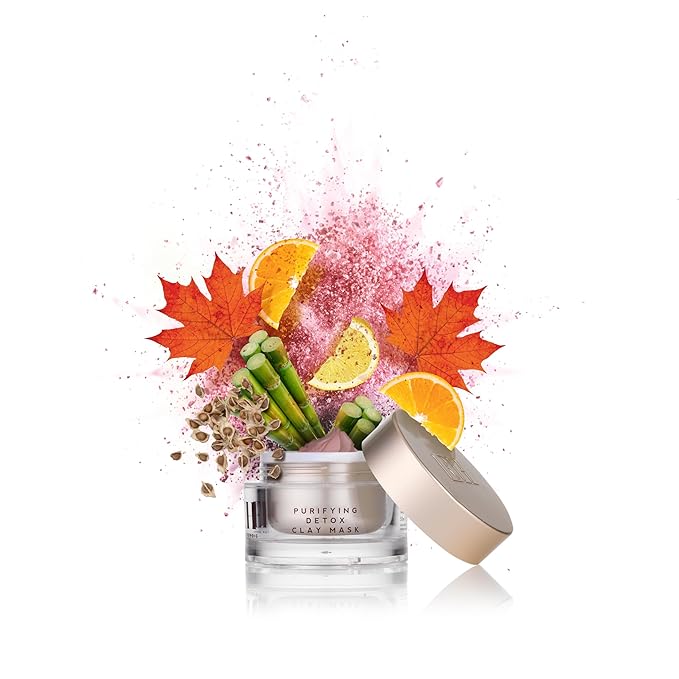 Emma Hardie Travel Size 15ml Purifying Pink Clay Detox Mask, Use to Cleanse, Balance, Exfoliate & Rejuvenate Skin, Suitable for Most Skin Types, Including Sensitive Skin, Vegan & Cruelty Free