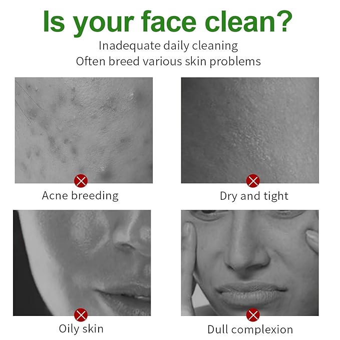 Green Tea Purifying Clay Face Mask, Blackhead Remover With Green Tea Extract, Face Moisturizing,Deep Pore Cleansing for All Skin Types of Men And Women (1 PCS)