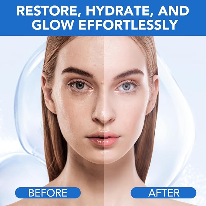 3% Hyaluronic Acid Serum,Hyaluronic Acid for Face, Ultra-Hydrating Vials,Moisturizing,Plumping Skin & Smoothing the Look of Fine Lines,Anti-Aging Serum for Face,Dry&Sensitive Skin(1.2 ml)*30