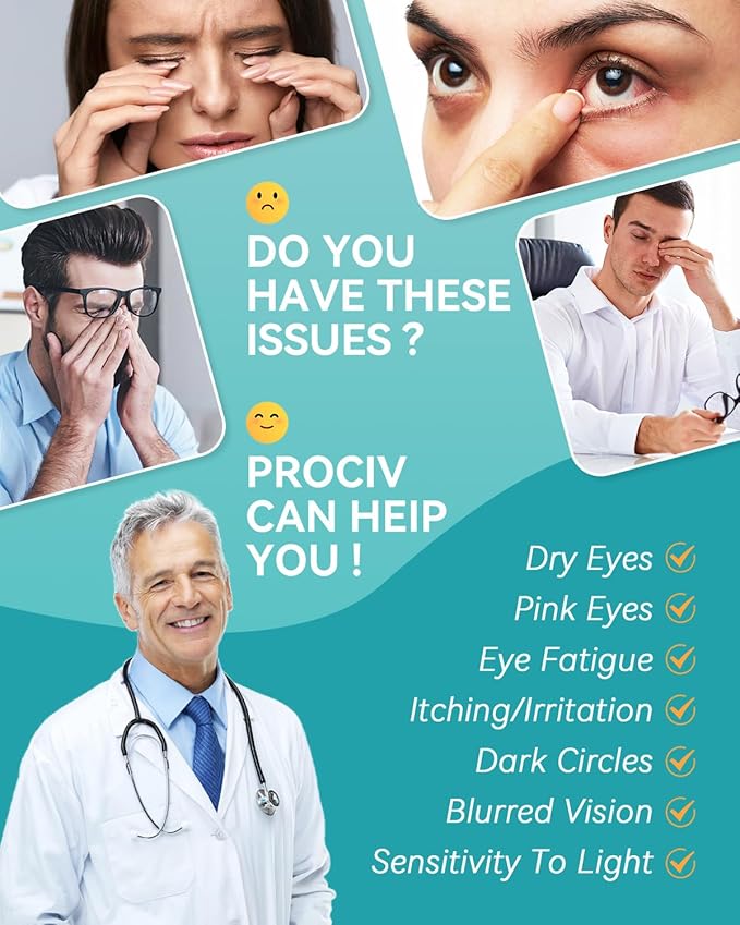 ProCIV 16 Packs Steam Eye Mask Lutein, Heated Eye Masks Relaxing Gifts for Women Soothing Eye Fatigue Hot Sleep Mask, Warm Eye Compress for Dry Eyes, Disposable Eye Mask for Travel Essentials