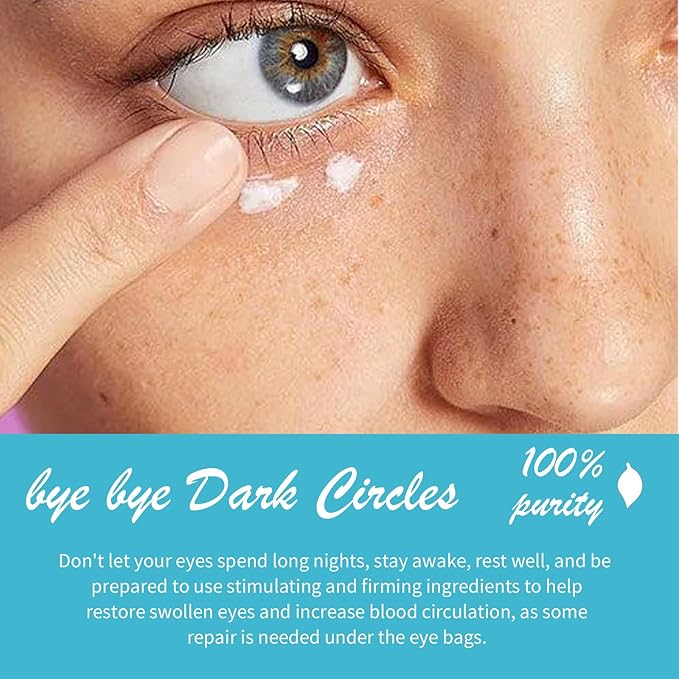 Anti-Aging Eye Cream for Wrinkles Under Eye Cream with Snail Mucin for Fine Lines Puffiness - Firming Eye Serum Relieve Eye Fatigue for Women