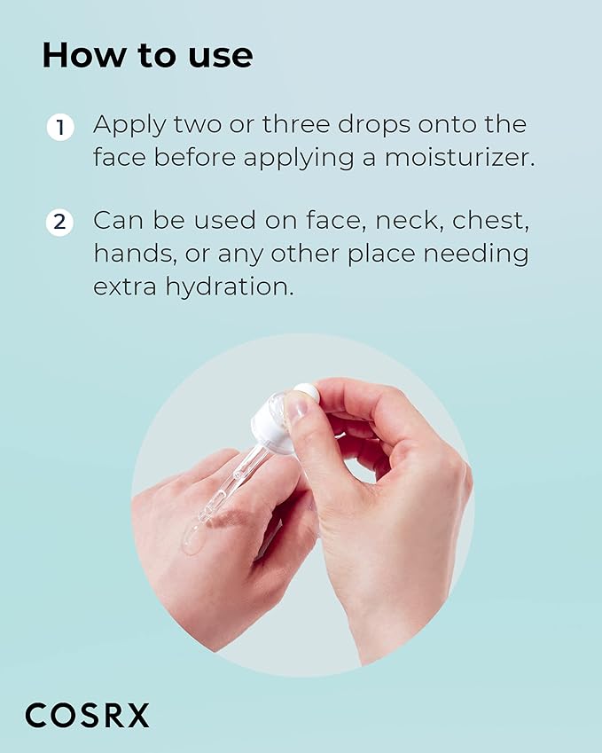 COSRX Centella Aqua Soothing Ampoule, Centella Asiatica Cica Serum, Korean Skin Care, 1.35 Fl oZ, For Sensitive Skin, Daily Skin Serum, Paraben Free, No Animal Testing