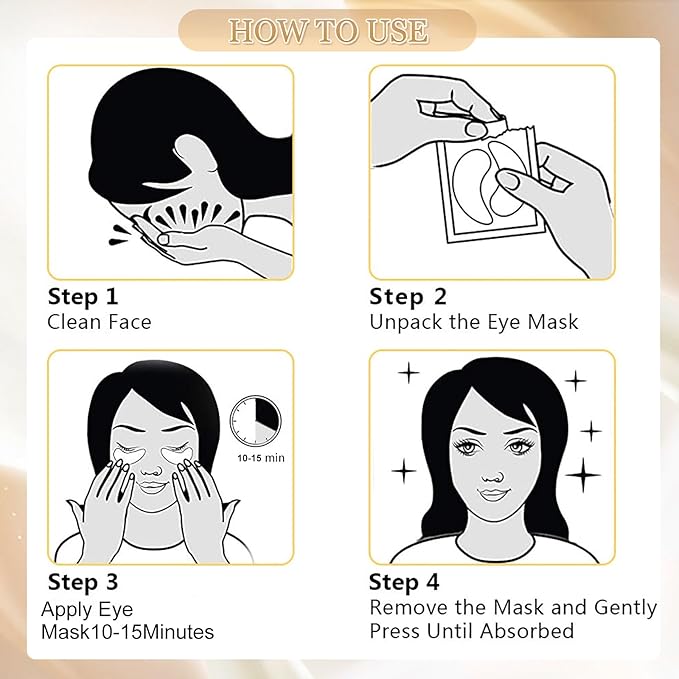 MOND'SUB Premium Under Eye Patches, Gel Eye Patches Hydrating & Refresh for Puffy Eyes, Under Eye Bags & Dark Circles, Natural Collagen Eye Gels Pads, Crystal Anti-Aging Eye Mask (Pink)