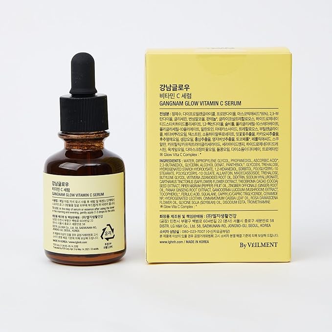 125 Hours Antioxidant Serum with Pure Vitamin C & Ferulic Acid | Korean Glass Skin Products | Vitamin C Face Serum | Korean Skin Care | Serum Vitamina C - 1.01fl oz (30ml)