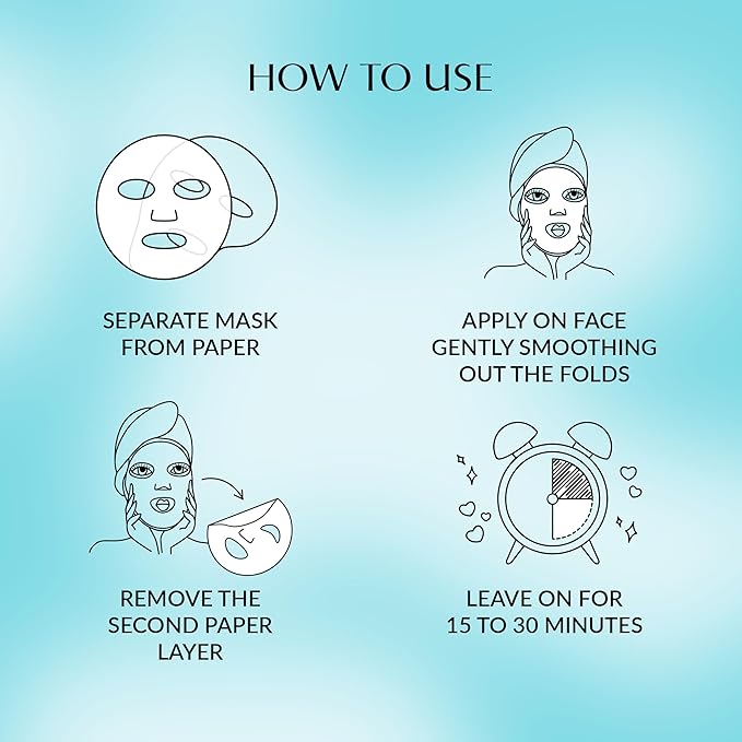 Talika Bio Enzymes Brightening Mask - Hydrating & Illuminating Face Mask - Biocellulose Regenerating Mask - Second Skin Effect Beauty Sheet Mask - 20g