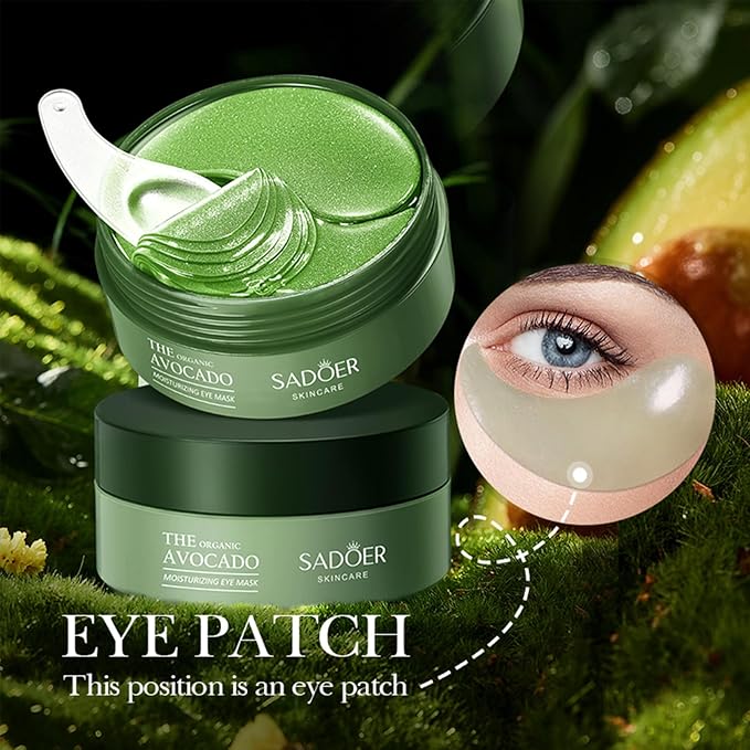 60 Count Under Eye Masks, Hydrating Mask Skincare, Eye Patches for Puffy Eyes, Dark Circles and Puffiness, Gel Pads for Eye Bags and Wrinkles Under Eye Treatment