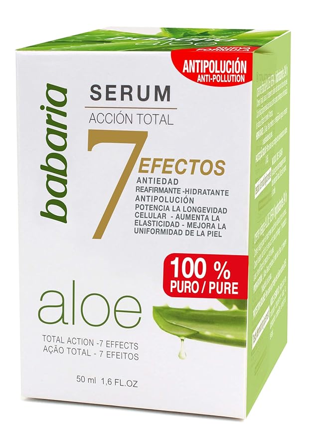 Aloe Vera Serum Facial 7 Efectos 50 Ml